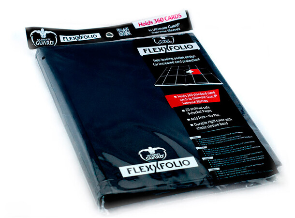 FlexXfolio 18-Pocket Svart Ultimate Guard - For 360 kort 